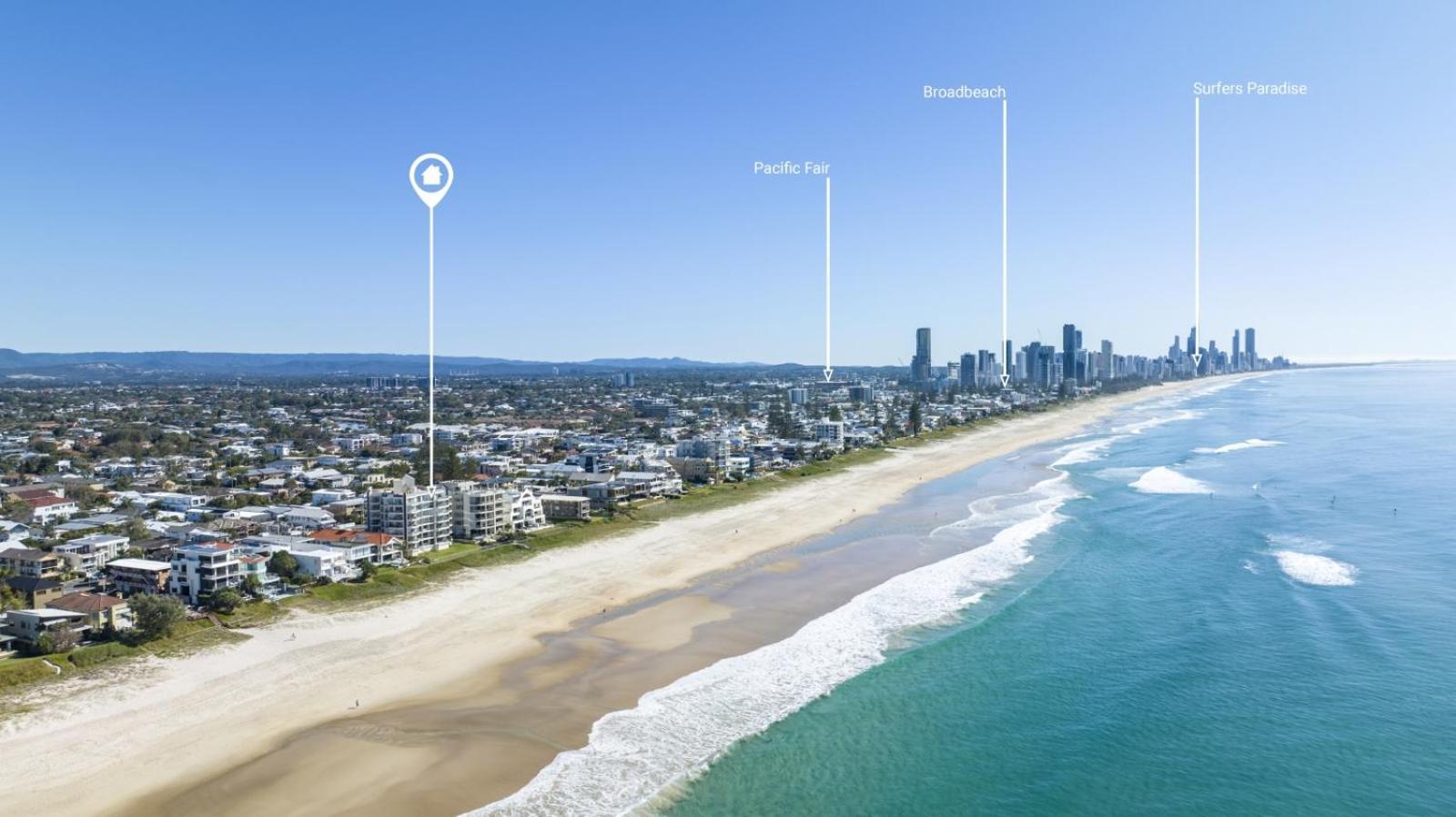 Foreshore Beachfront Apartments Gold Coast Eksteriør billede